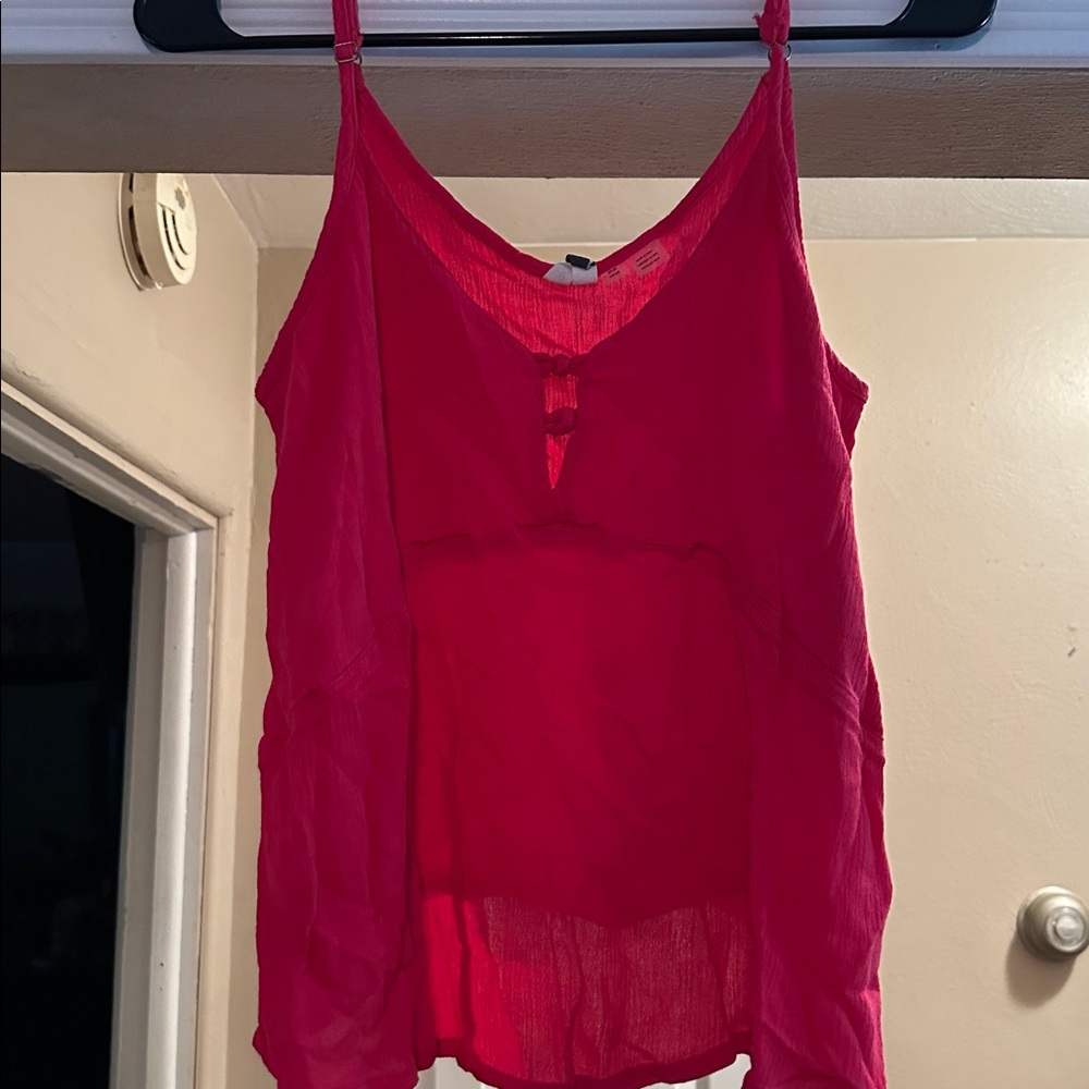Roxy Bold Pink Sleeveless Top